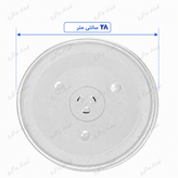 سینی پیرکس ماکروفر درجه ۱ مدل MGT