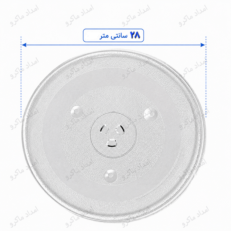 سینی پیرکس ماکروفر درجه ۱ مدل MGT